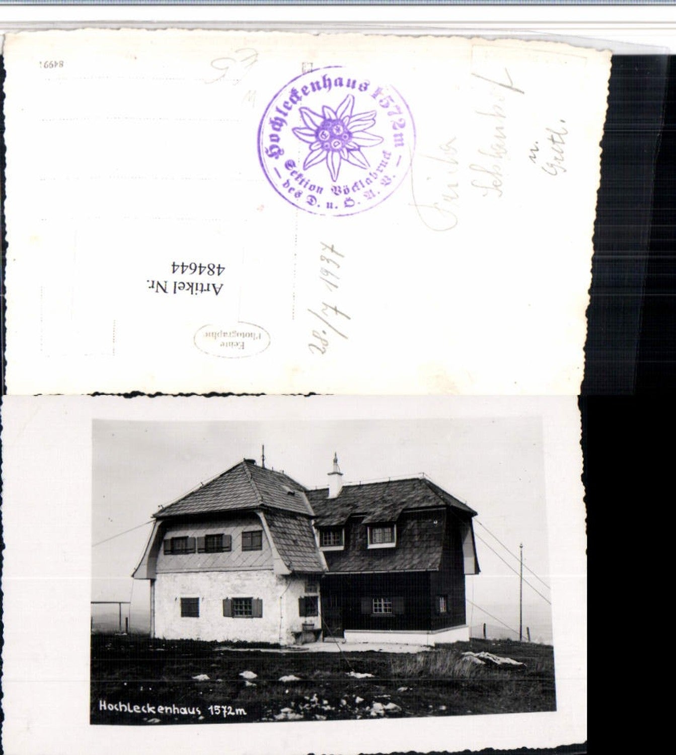484644,Hochleckenhaus Berghütte b. Steinbach am Attersee