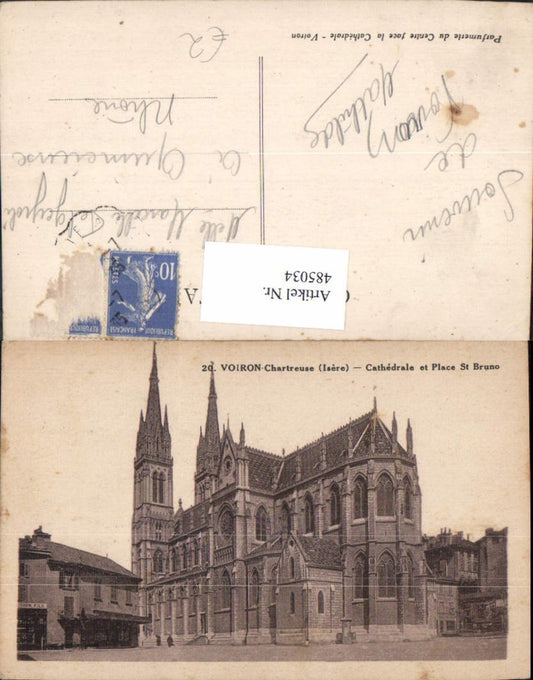 485034,Kirche Voiron Chartreuse Isere Cathedrale et Place St Bruno Kathedrale