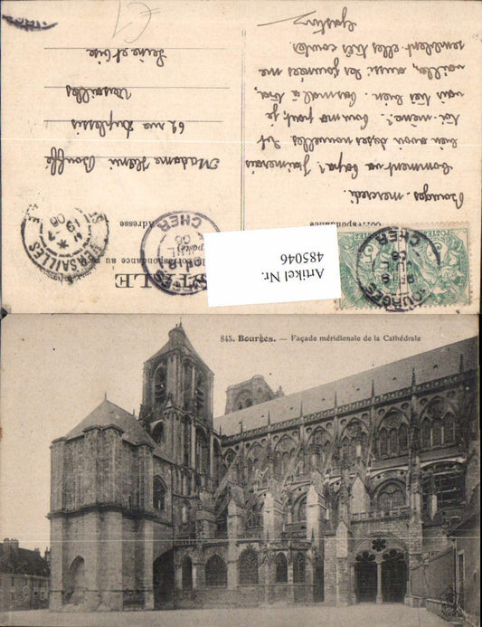 485046,Kirche Bourges Facade meridionale de la Cathedrale Kathedrale
