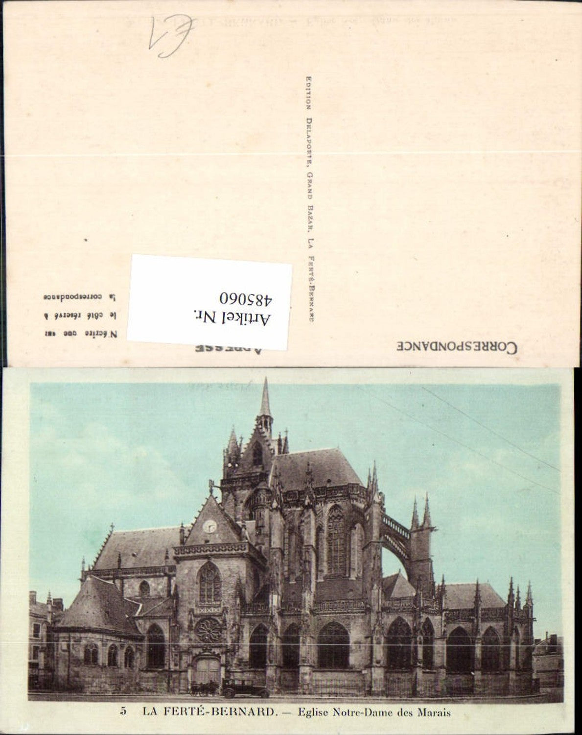 485060,Kirche La Ferte-Bernard Eglise Notre-Dame des Marnais
