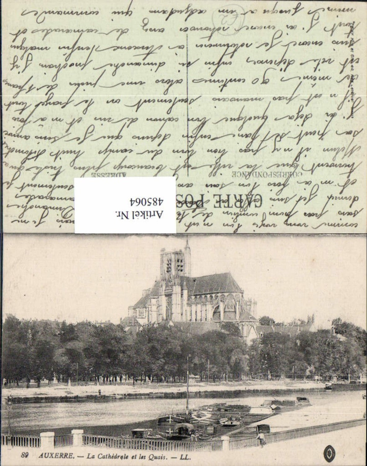 485064,Kirche Auxerre La Cathedrale et les Quais Kathedrale