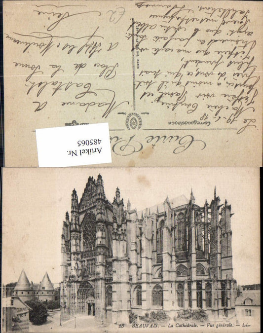 485065,Kirche Beauvais La Cathedrale Vue generale Kathedrale