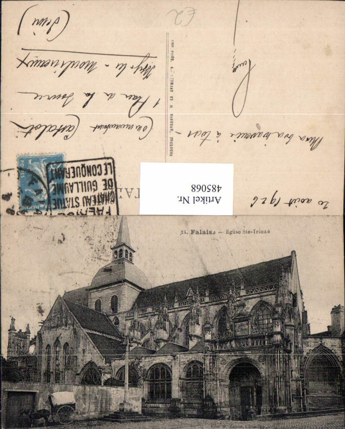 485068,Kirche Falaise Eglise Ste-Trinite