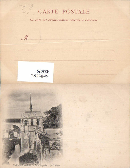 485079,Kirche Chateau de Amboise La Chapelle Kapelle