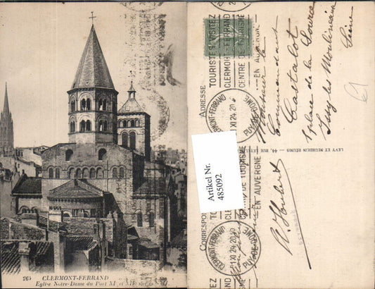 485092,Kirche Clermont-Ferrand Eglise Notre-Dame du Port XI