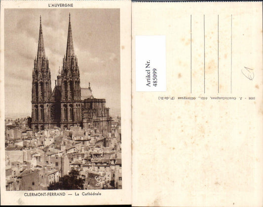 485099,Kirche Clermont-Ferrand La Cathedrale Kathedrale