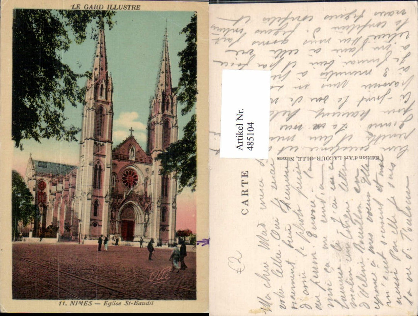 485104,Kirche Nimes Eglise St-Baudil