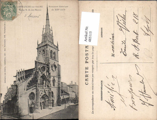 485115,Kirche Lefranche-sur-Saone Eglise Notre Dame des Marais
