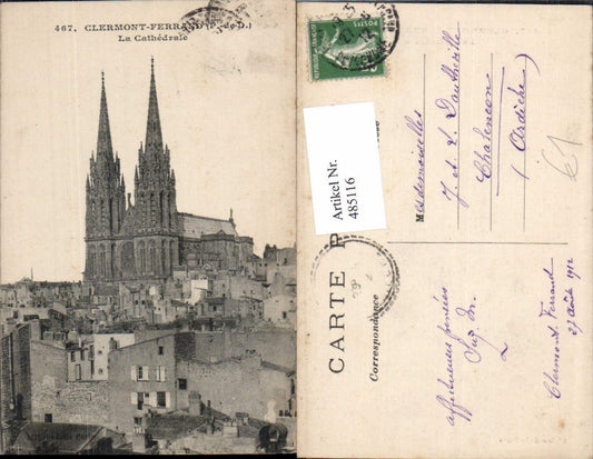 485116,Kirche Clermont-Ferrand La Cathedrale Kathedrale