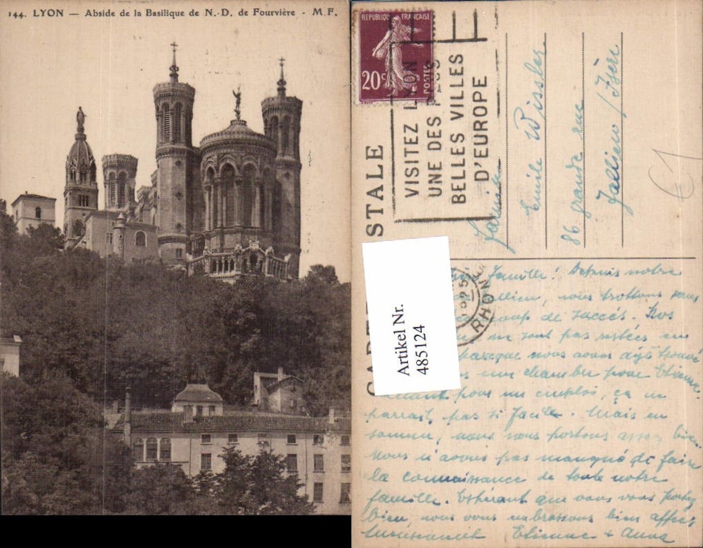 485124,Kirche Lyon Abside de la Basilique de Notre-Dame de Fourviere