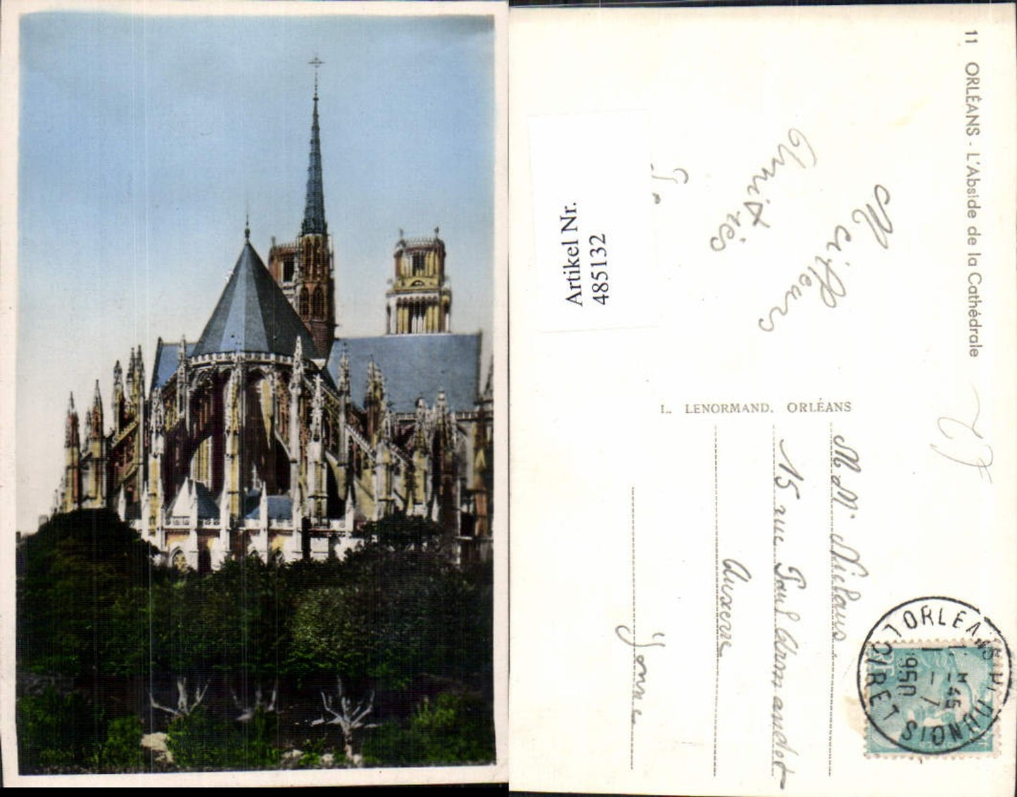 485132,Kirche Orleans L Abside de la Cathedrale Kathedrale