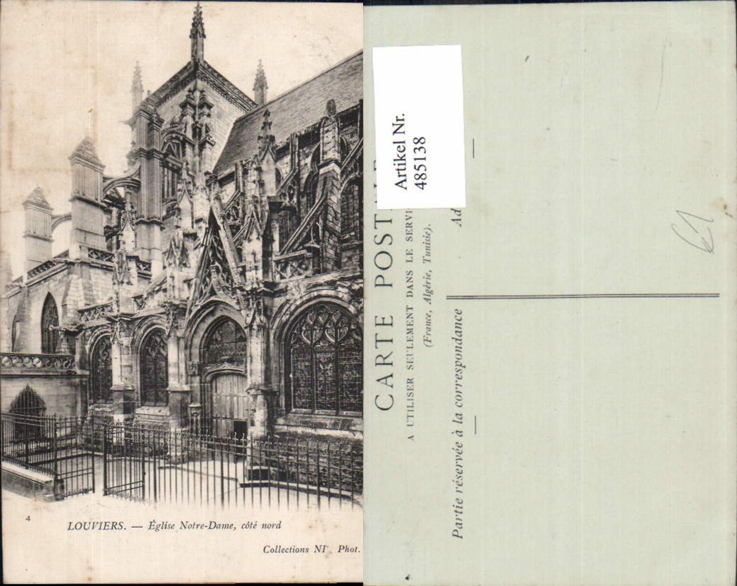 485138,Kirche Louviers Eglise Notre-Dame cote nord