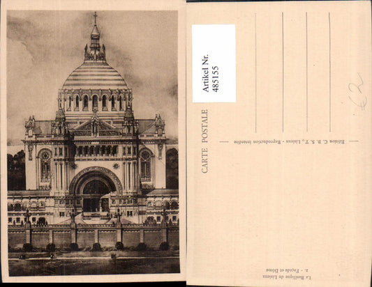 485155,Kirche La Basilique de Lisieux Facade et Dome