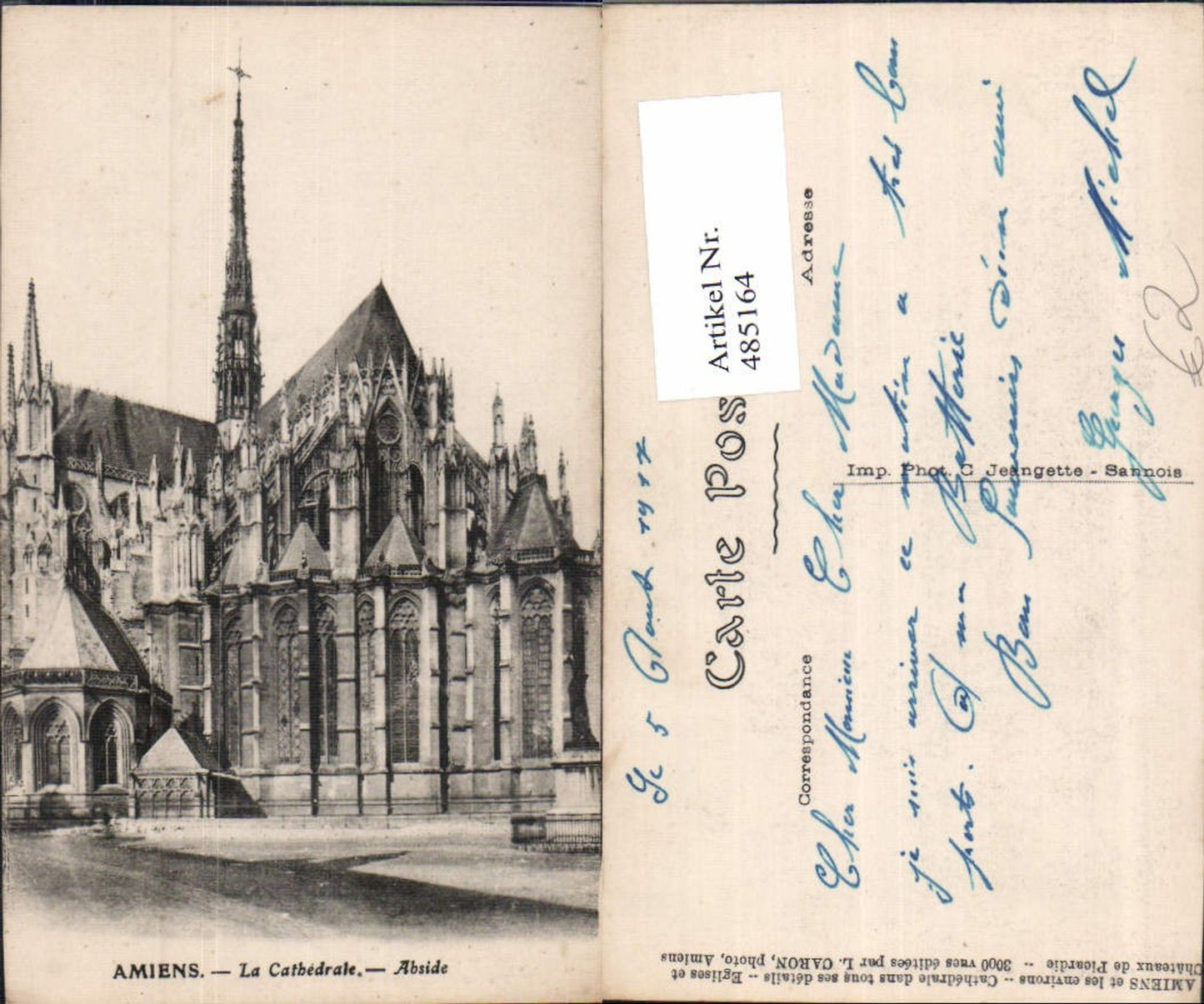 485164,Kirche Amiens La Cathedrale Abside