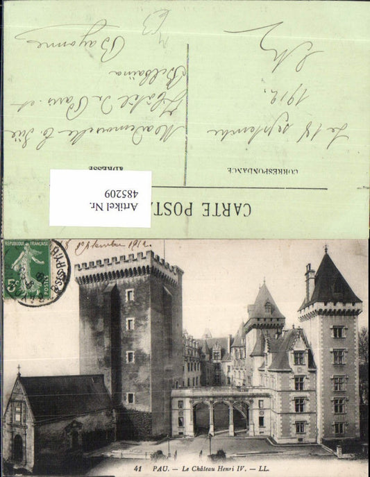 485209,Schloss Pau Le Chateau Henri IV