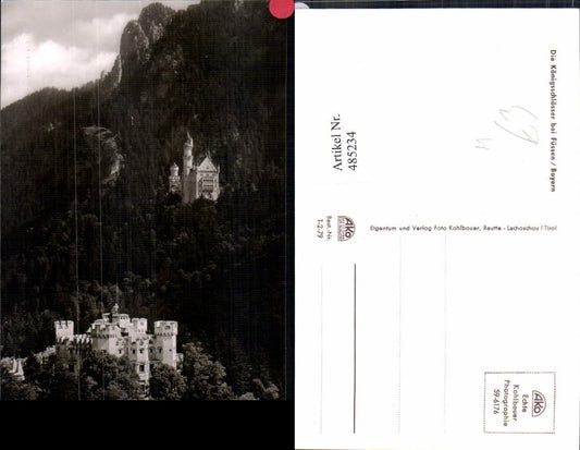 485234,Schloss Königsschloss Hohenschwangau Neuschwangau b. Füssen
