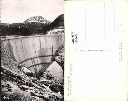485265,Talsperre Aval du Barrage de Tignes Savoie