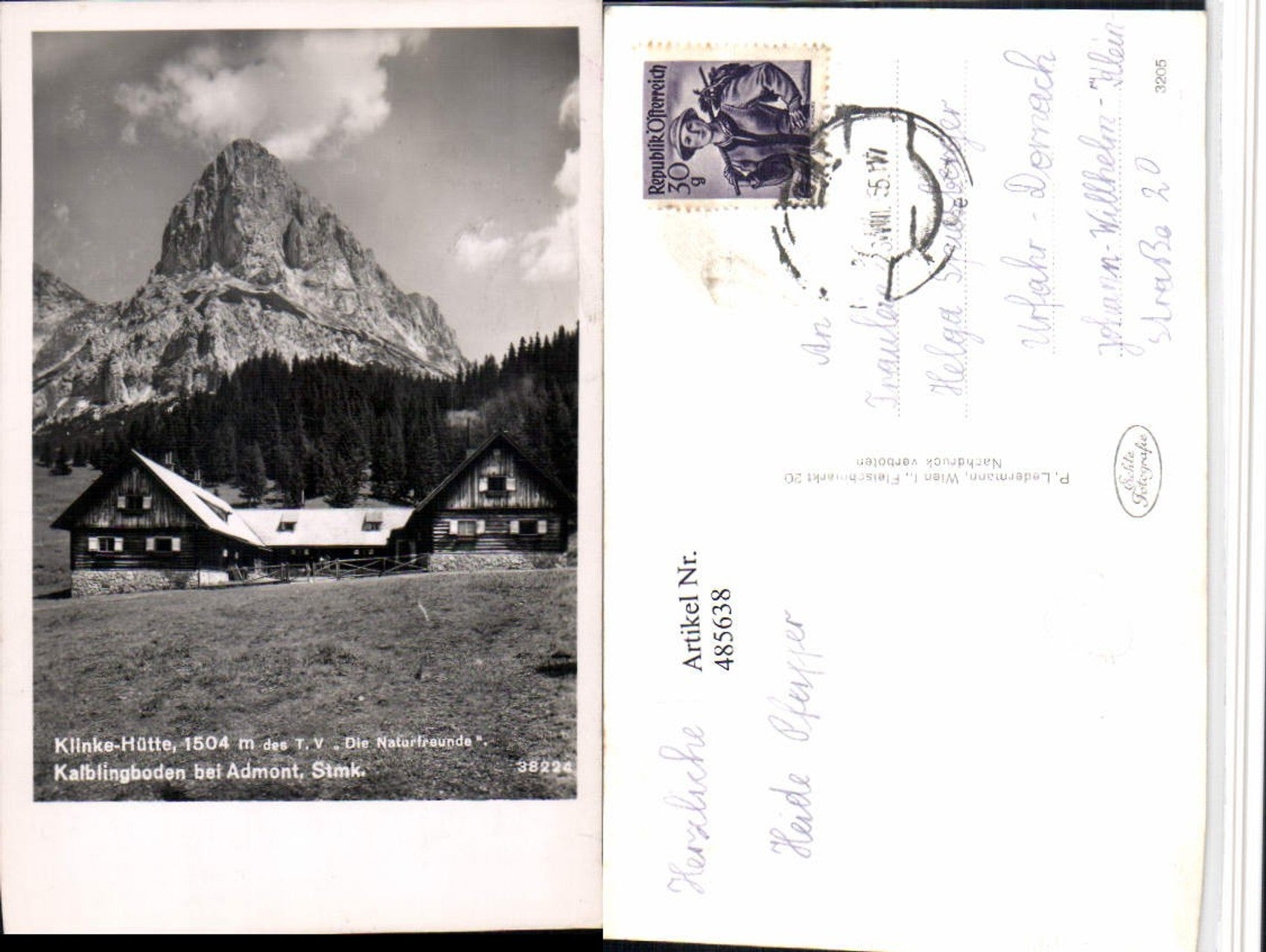 Alte Ansichtskarte – Old Postcard