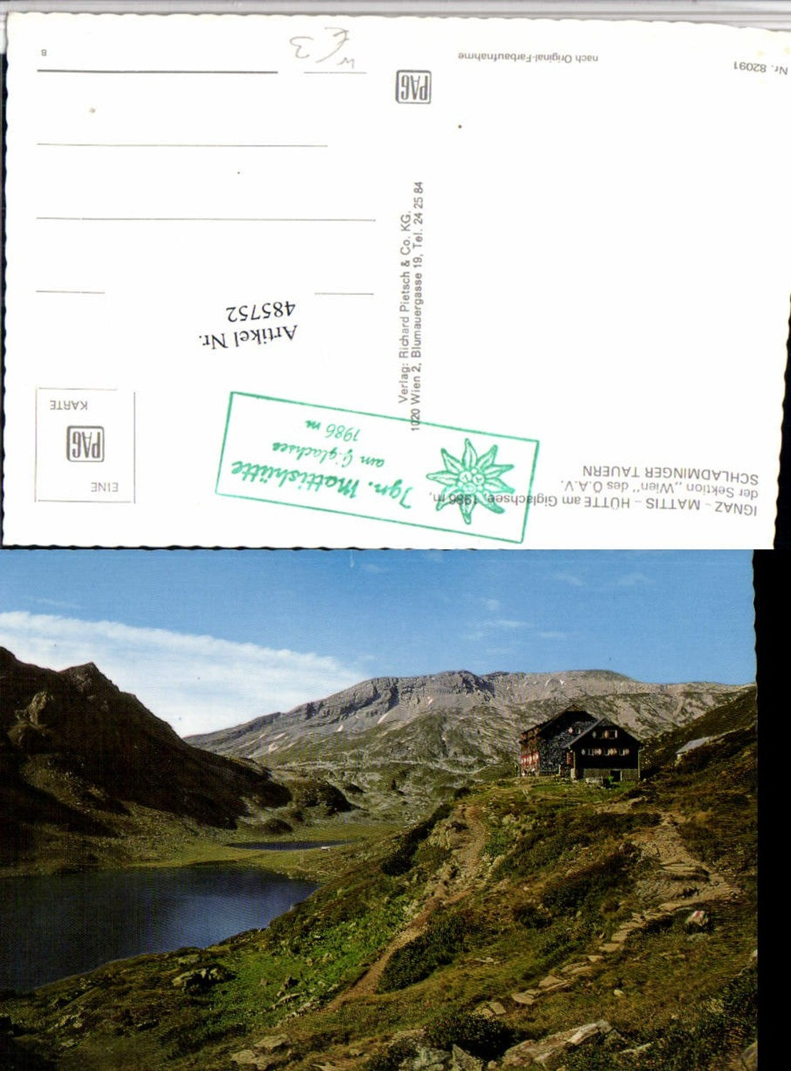 Alte Ansichtskarte – Old Postcard