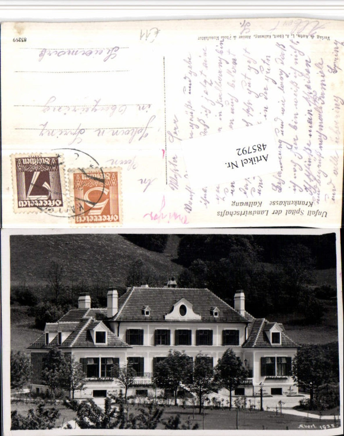 Alte Ansichtskarte – Old Postcard