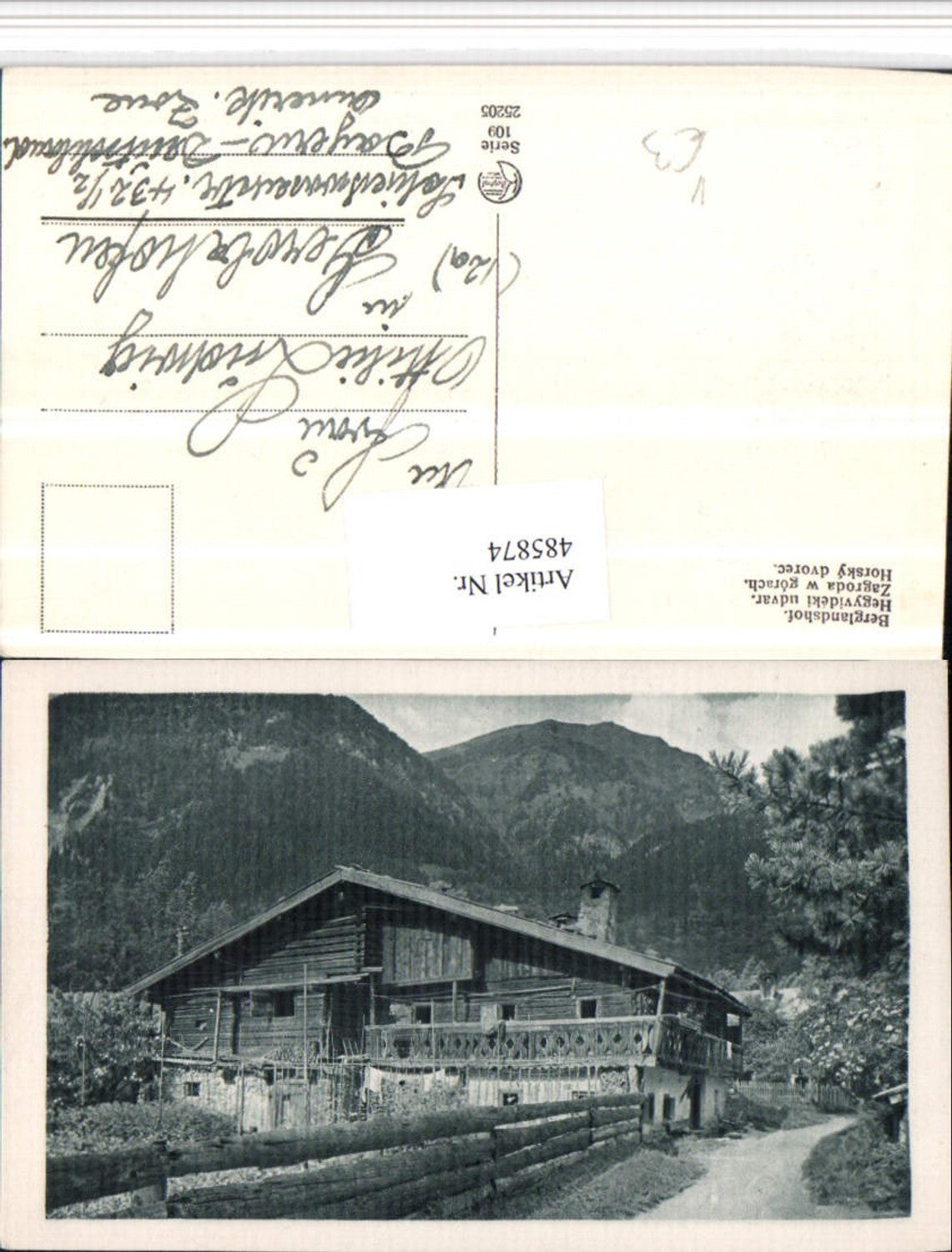 485874,Kilophot 109/25205 Berglandshof Haus Bergkulisse