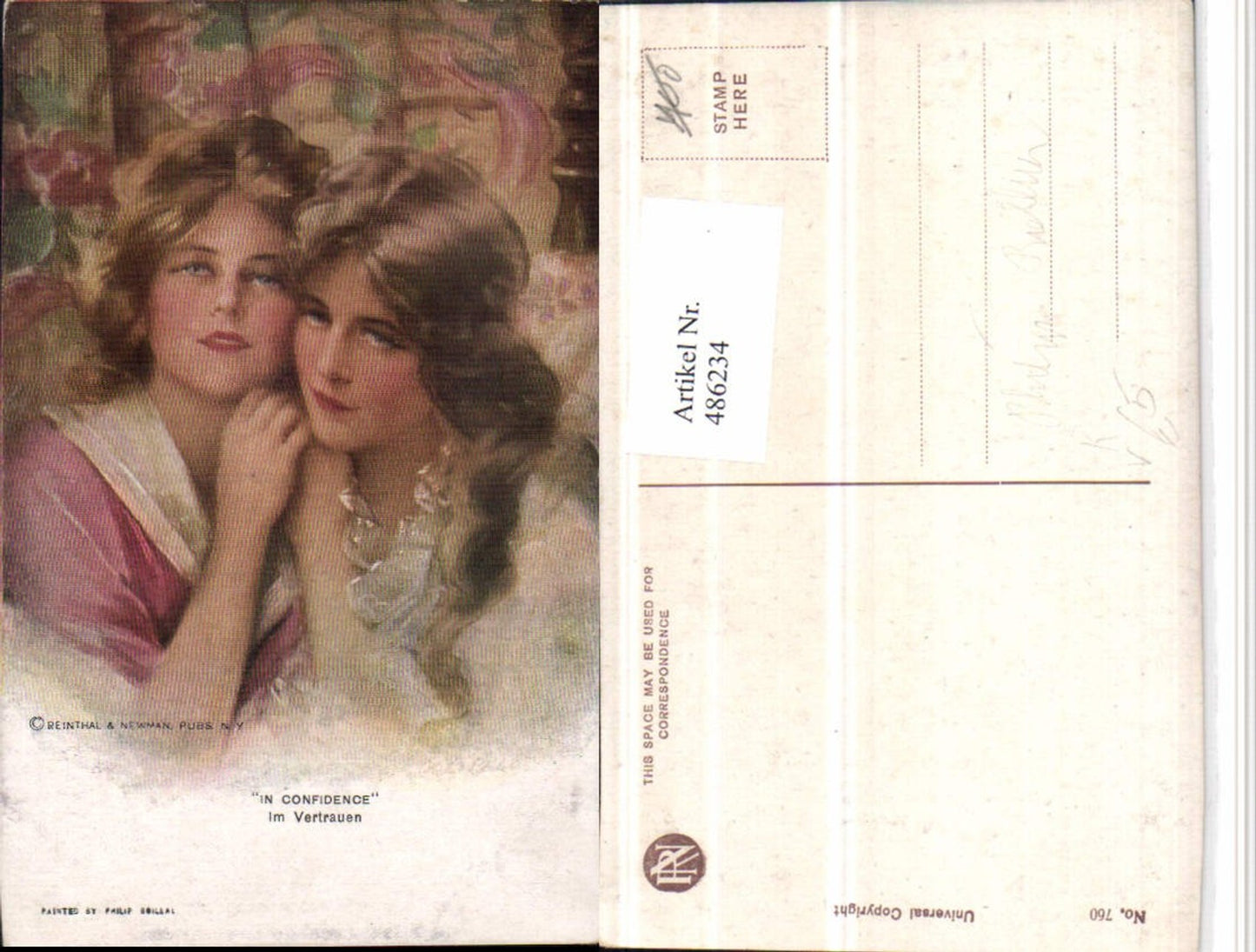 486234,Reinthal & Newman 760 Künstler Philip Boileau Vertrauen Frauen