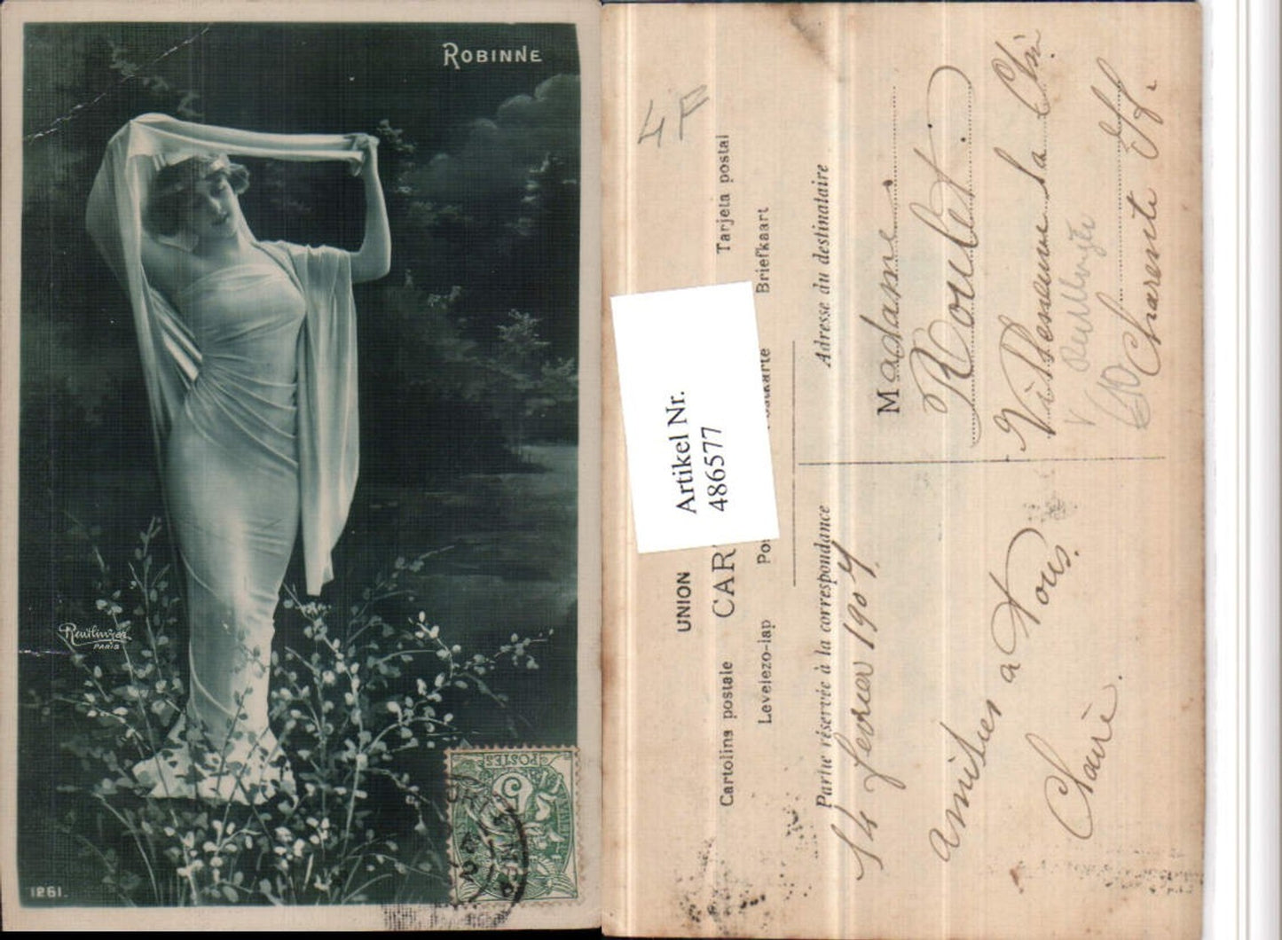 486577,Reutlinger Paris 1261 Robinne Frau Kleid Tuch