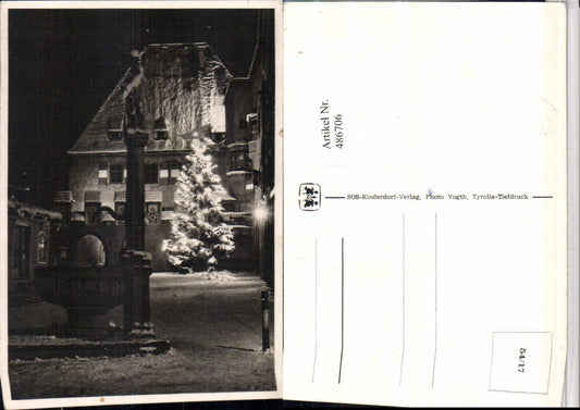 486706, SOS Children's Village 54/17 City Square Fountain Christmas Tree