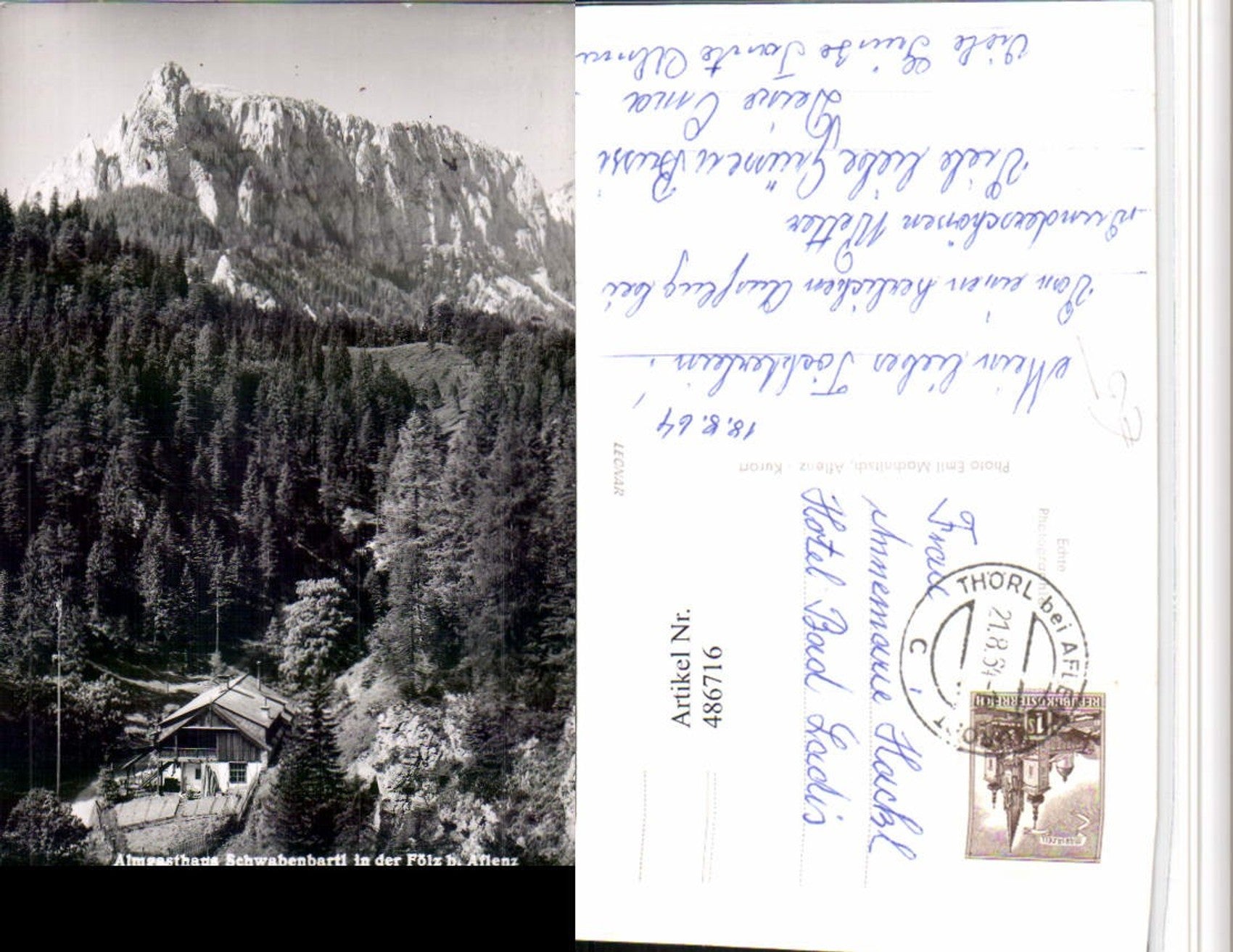Alte Ansichtskarte – Old Postcard