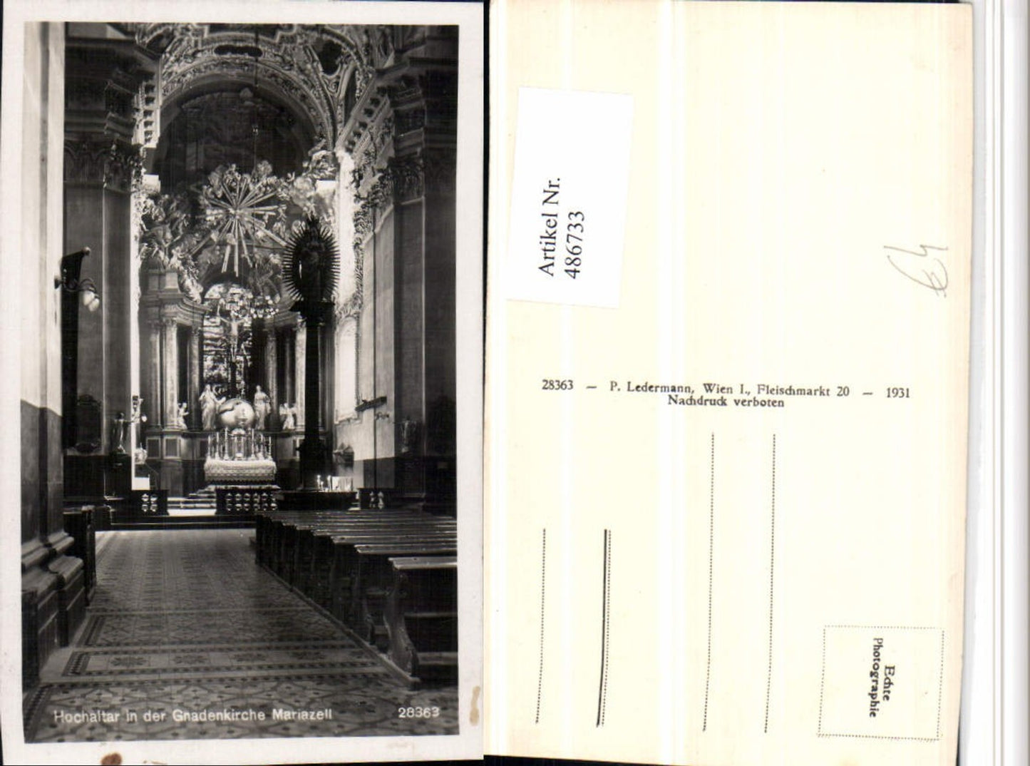 Alte Ansichtskarte – Old Postcard