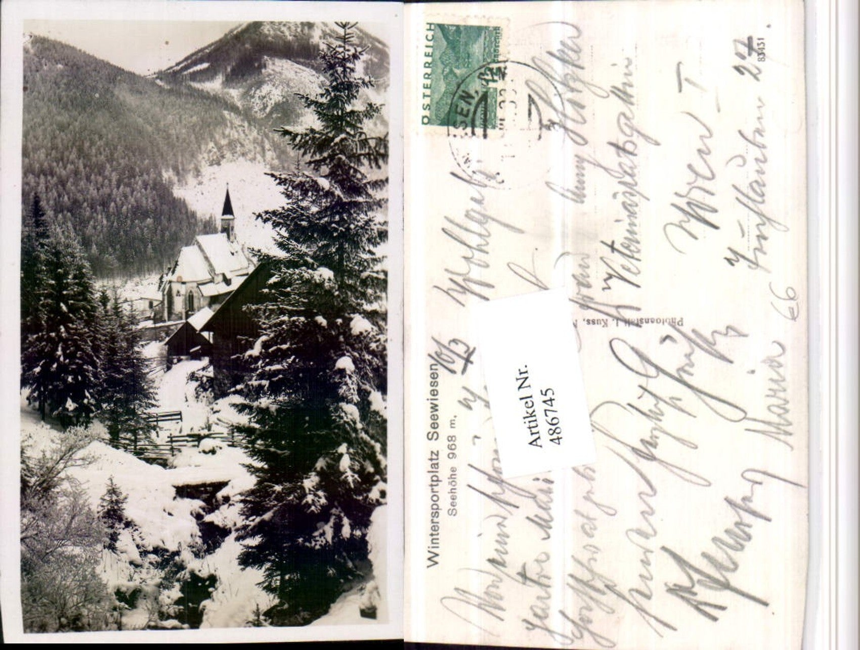 Alte Ansichtskarte – Old Postcard