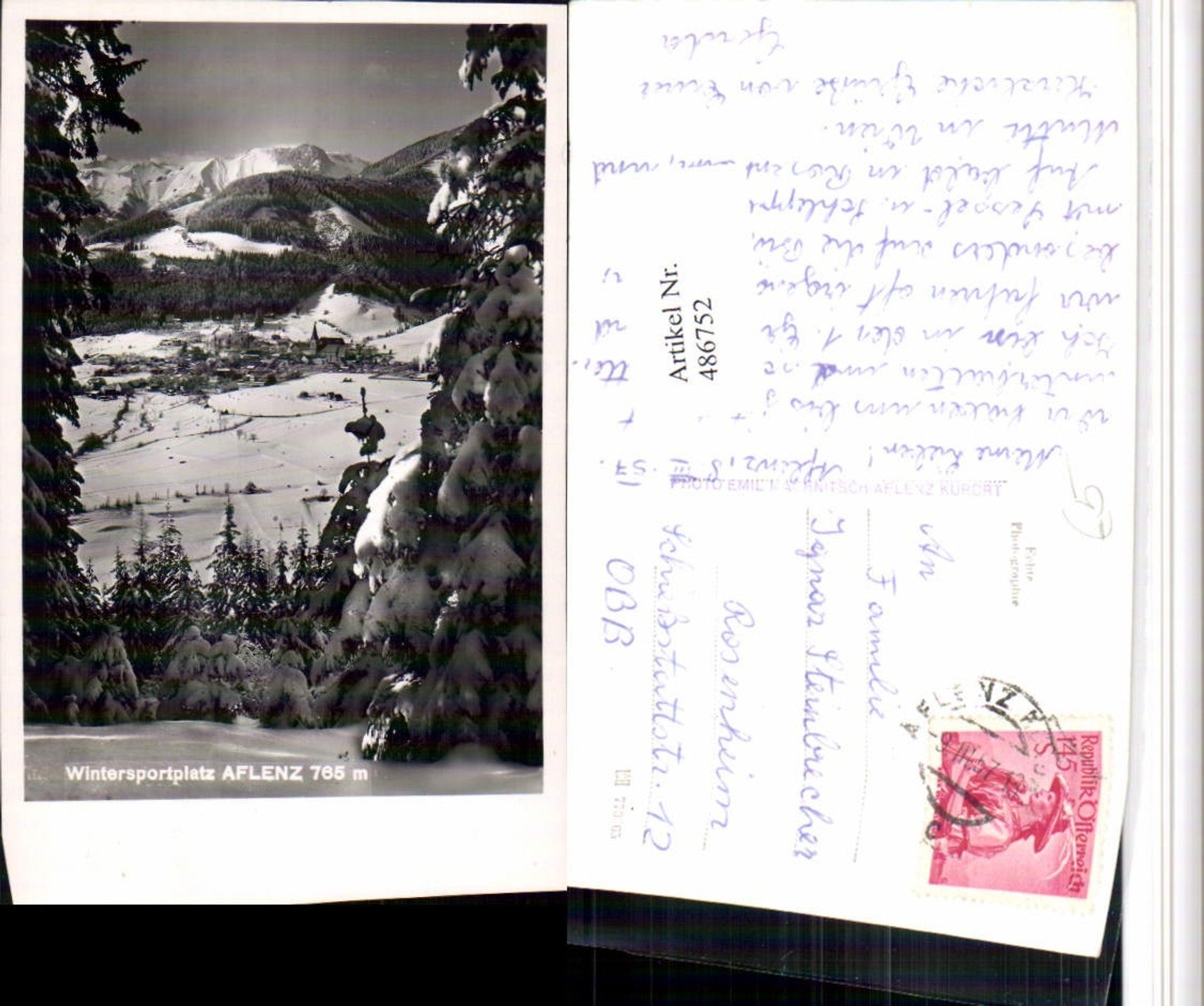 Alte Ansichtskarte – Old Postcard