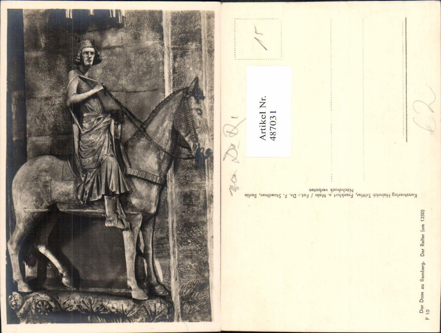 487031,Statue Der Dom zu Bamberg Der Reiter