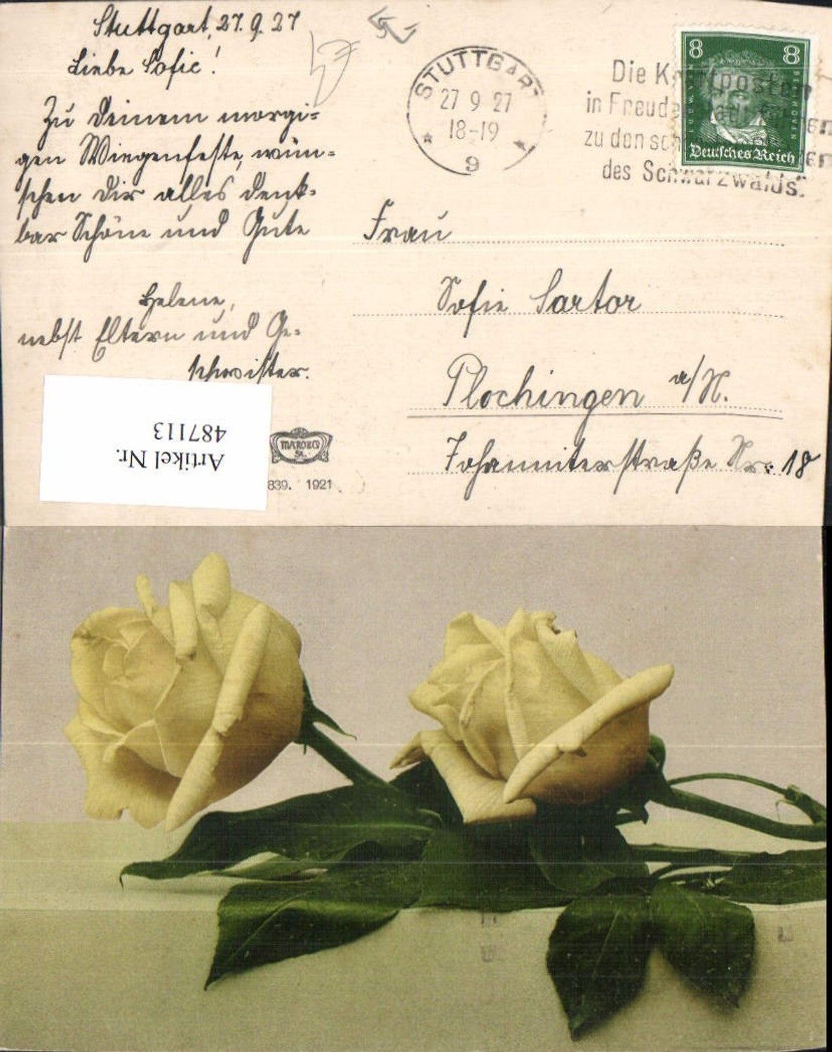 Alte Ansichtskarte – Old Postcard