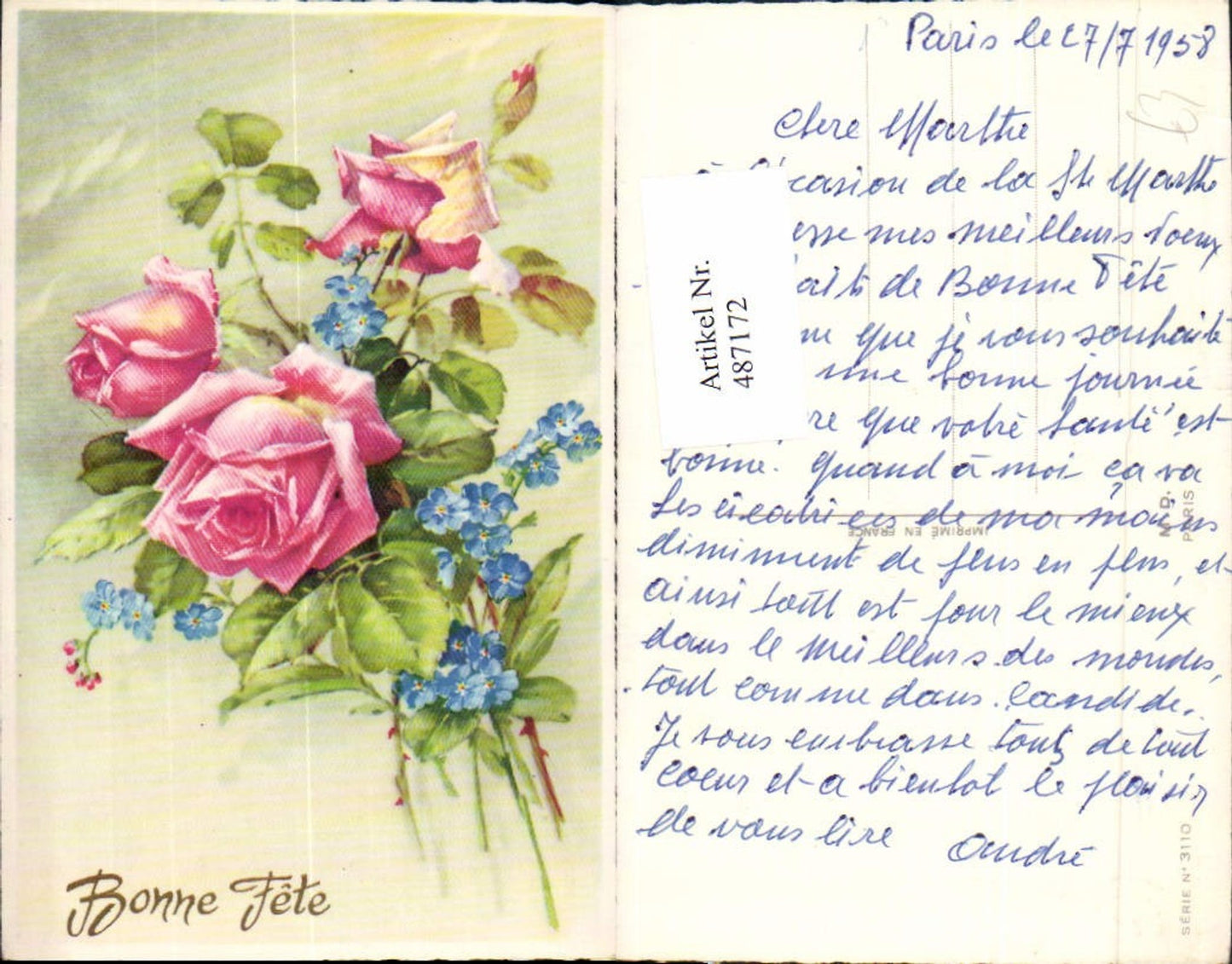 Alte Ansichtskarte – Old Postcard