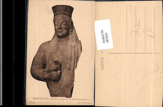 487824,Musee de Lyon Aphrodite Art grec du VI siecle avant notre ere Archäologie Ausgrabung