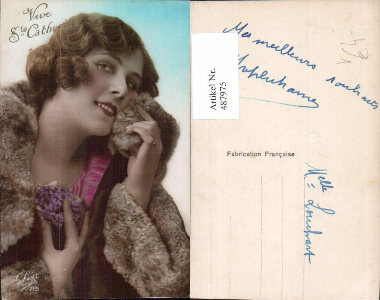 487975,Frau Lockenkopf Pelzmantel Pelz Pelzmode Vive Ste Catherine pub Leo Paris 715
