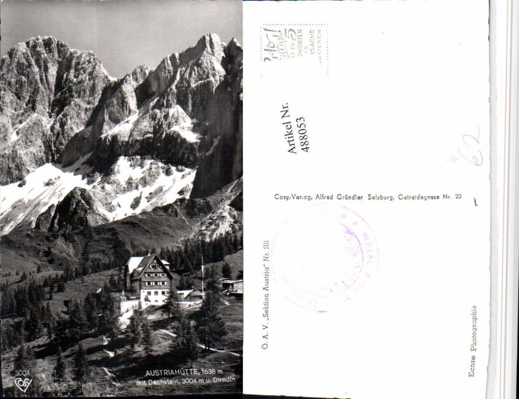 Alte Ansichtskarte – Old Postcard