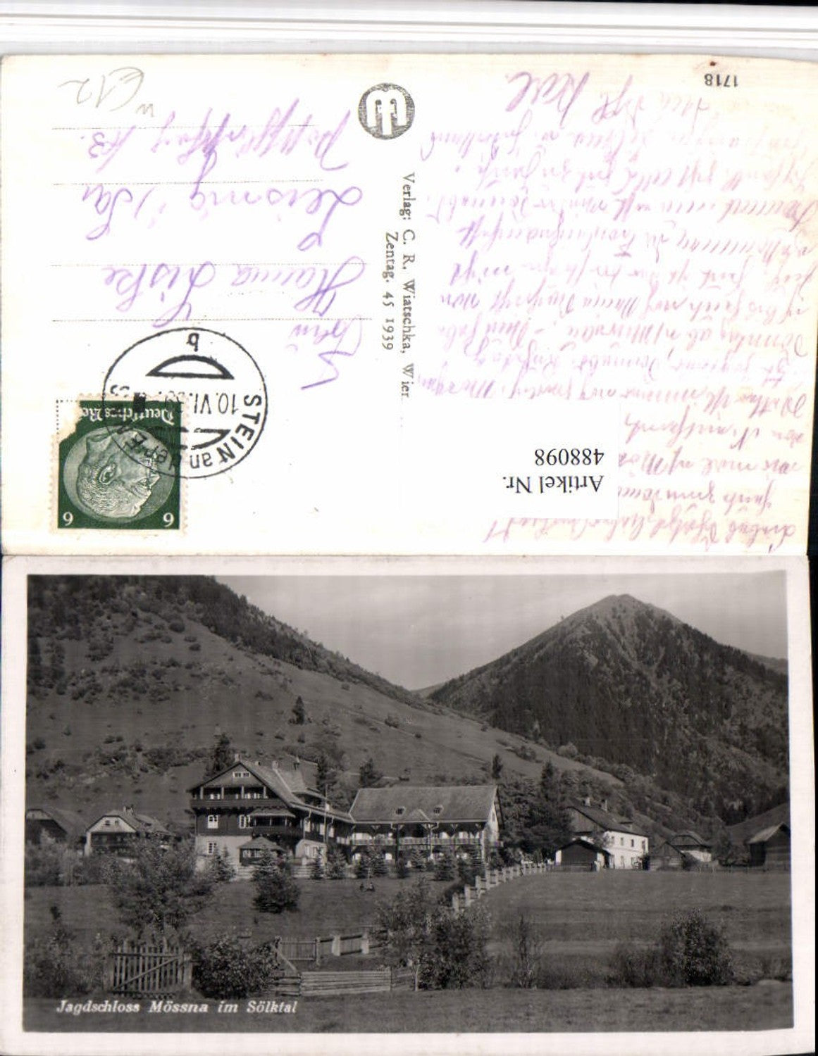 Alte Ansichtskarte – Old Postcard