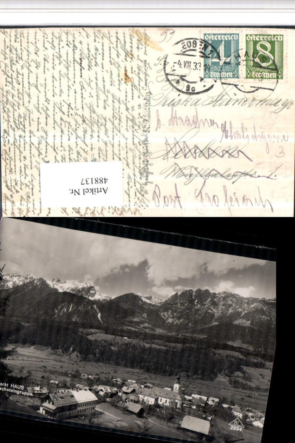 Alte Ansichtskarte – Old Postcard