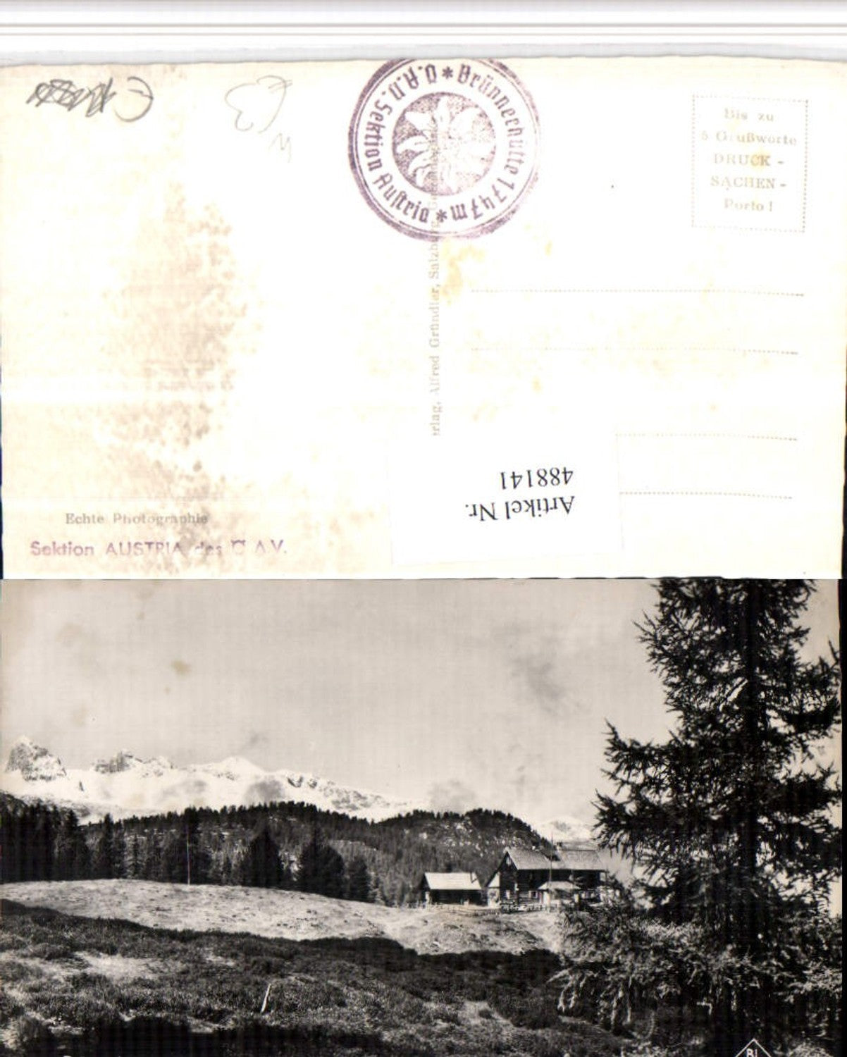 Alte Ansichtskarte – Old Postcard