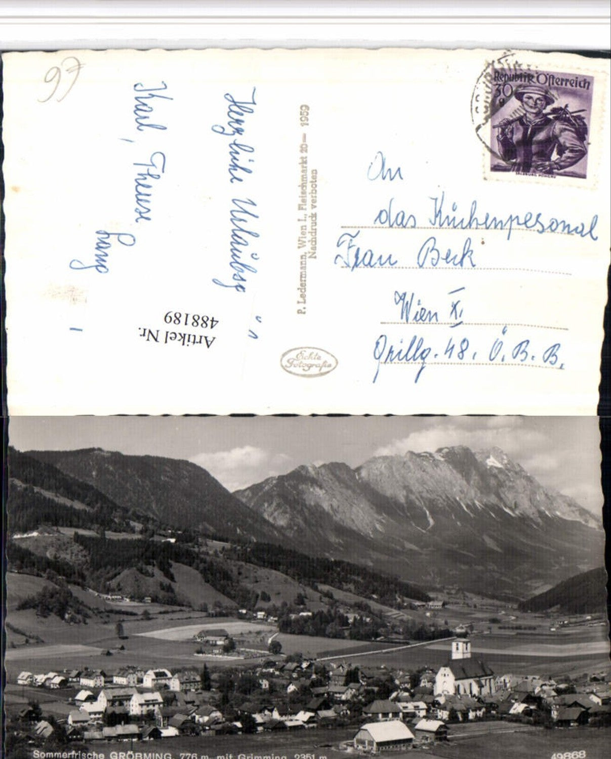 Alte Ansichtskarte – Old Postcard