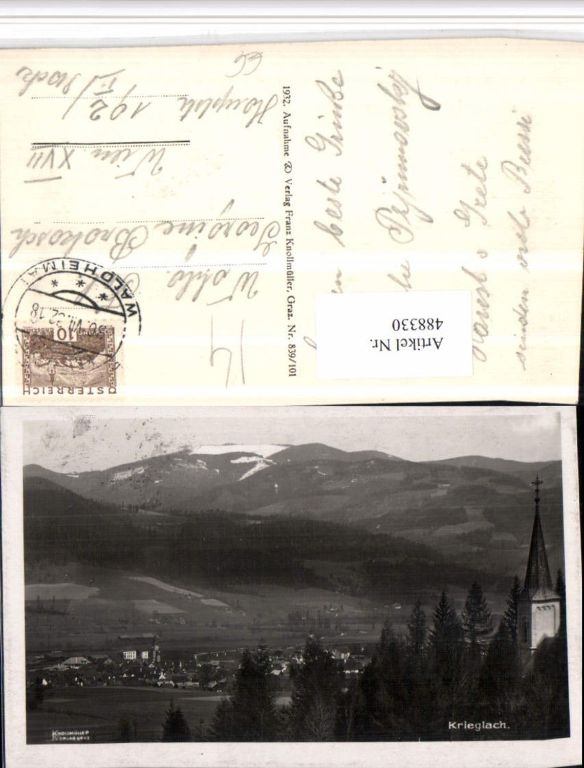 Alte Ansichtskarte – Old Postcard