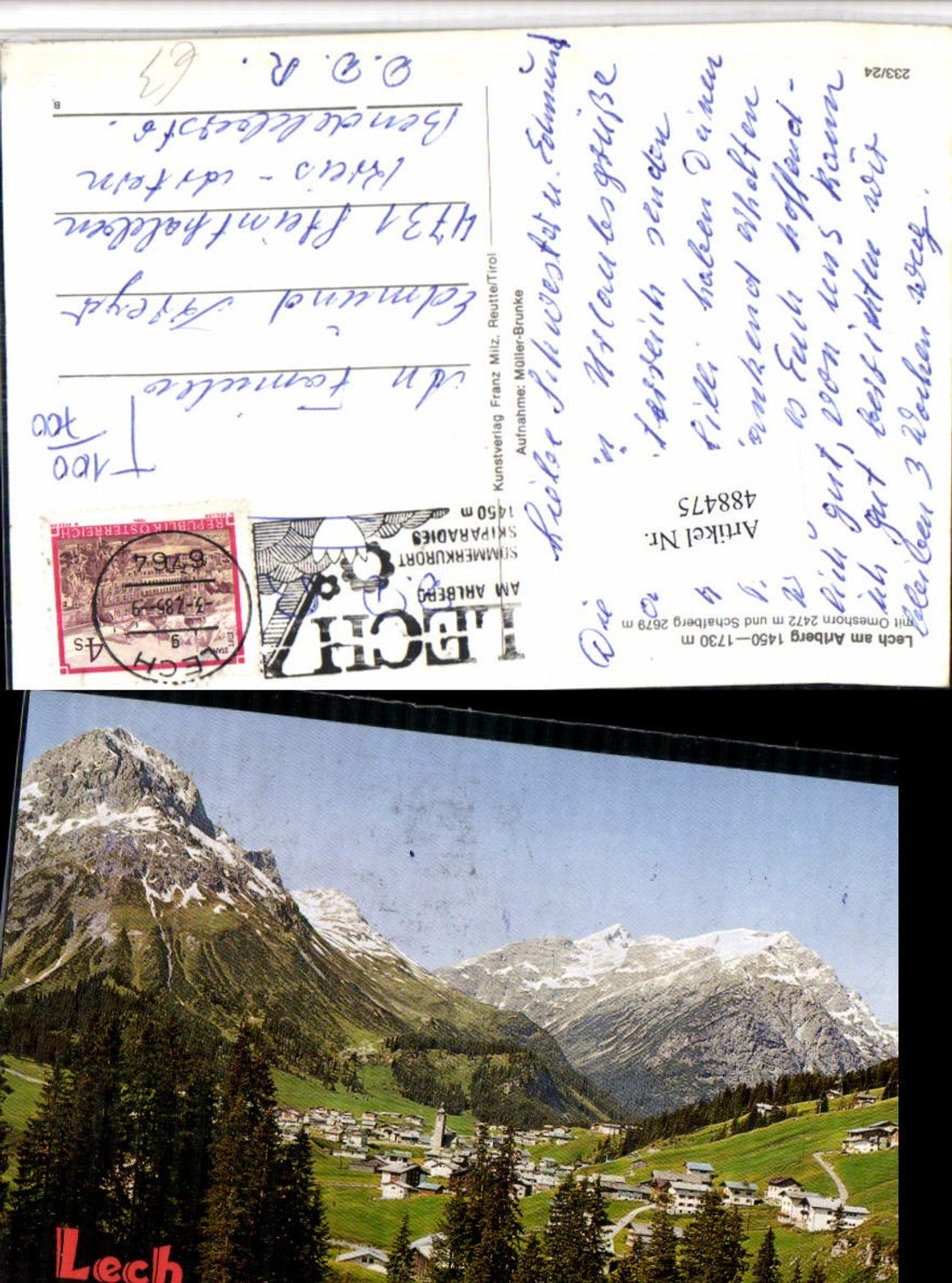 Alte Ansichtskarte – Old Postcard