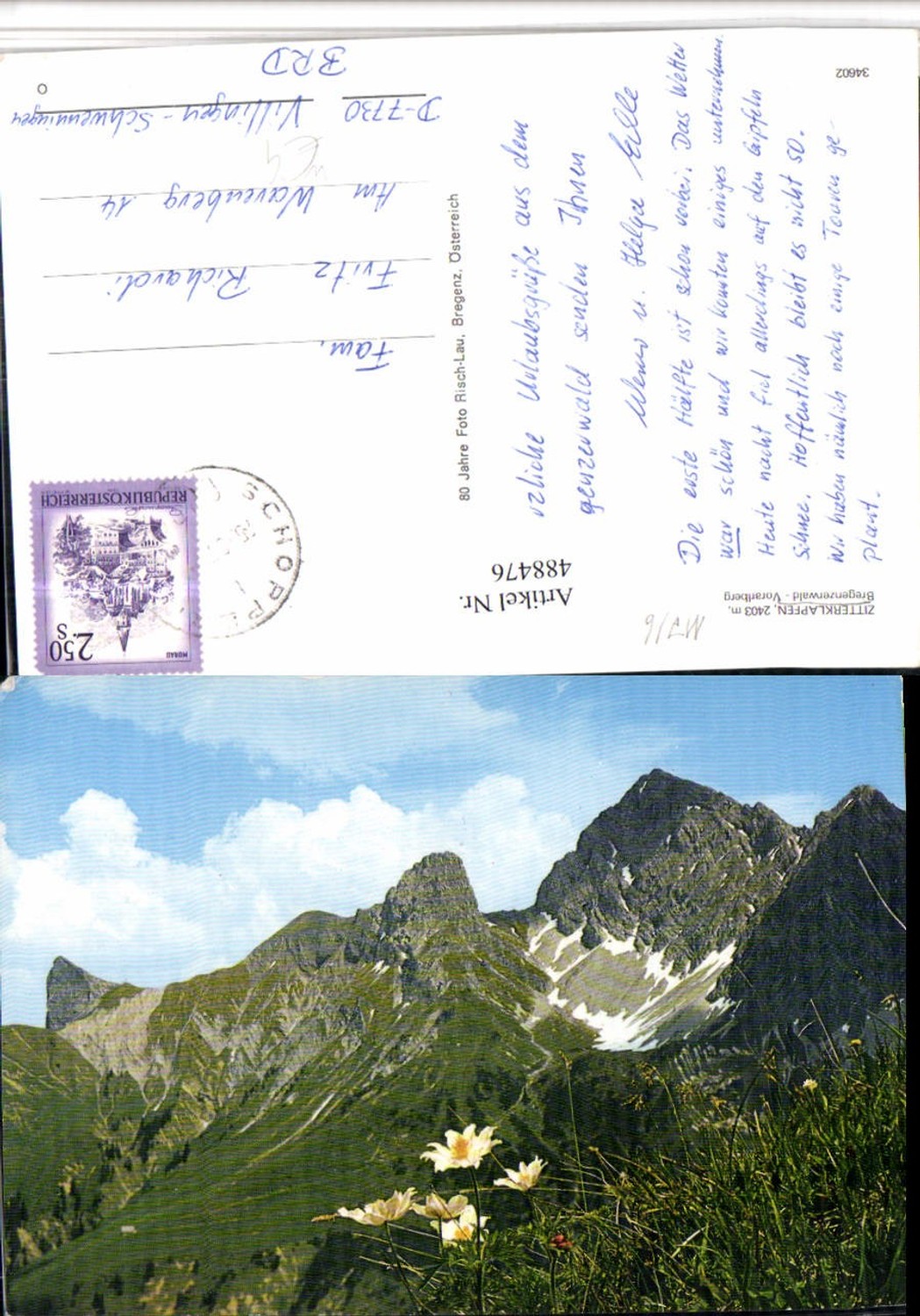 Alte Ansichtskarte – Old Postcard