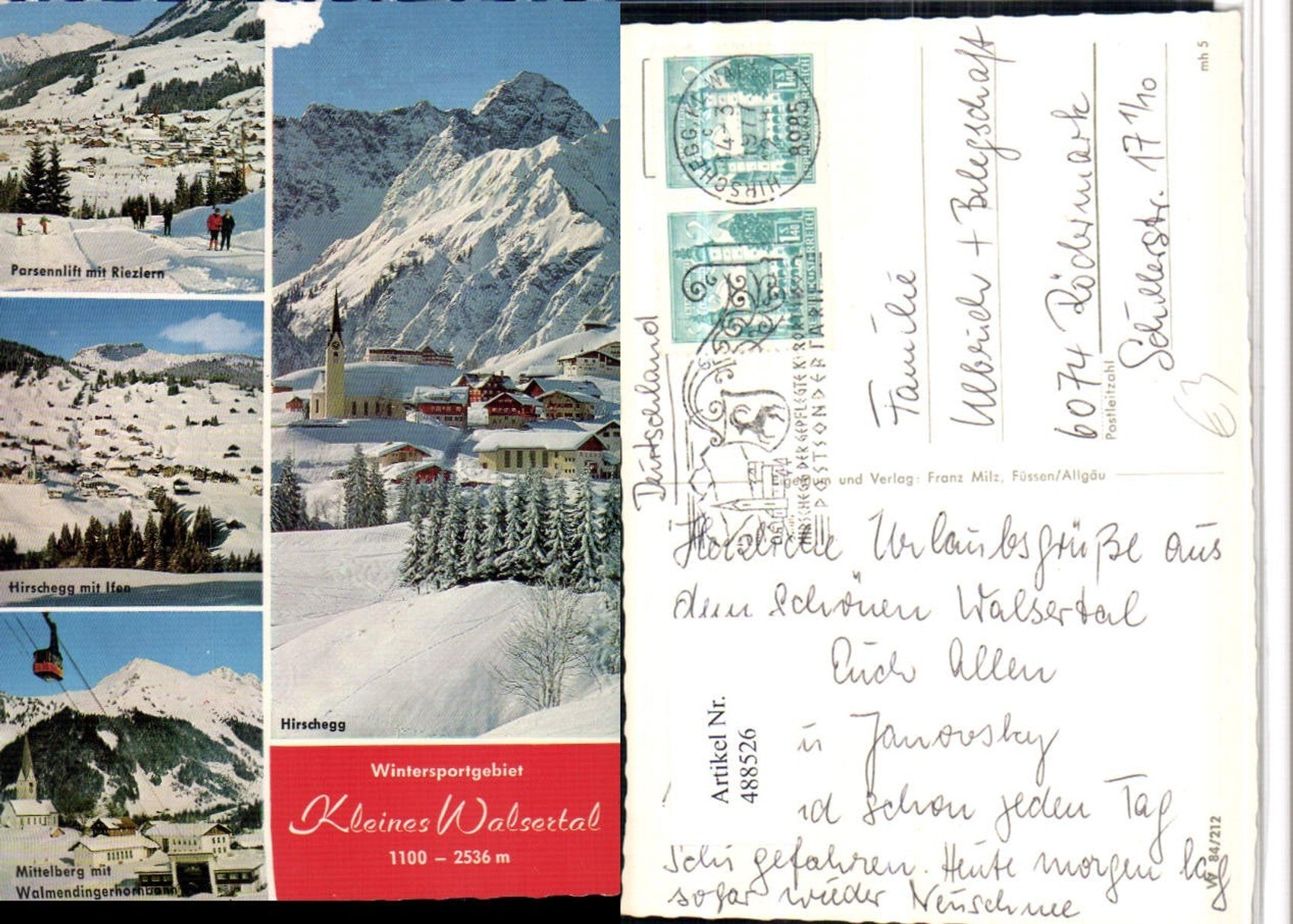 Alte Ansichtskarte – Old Postcard