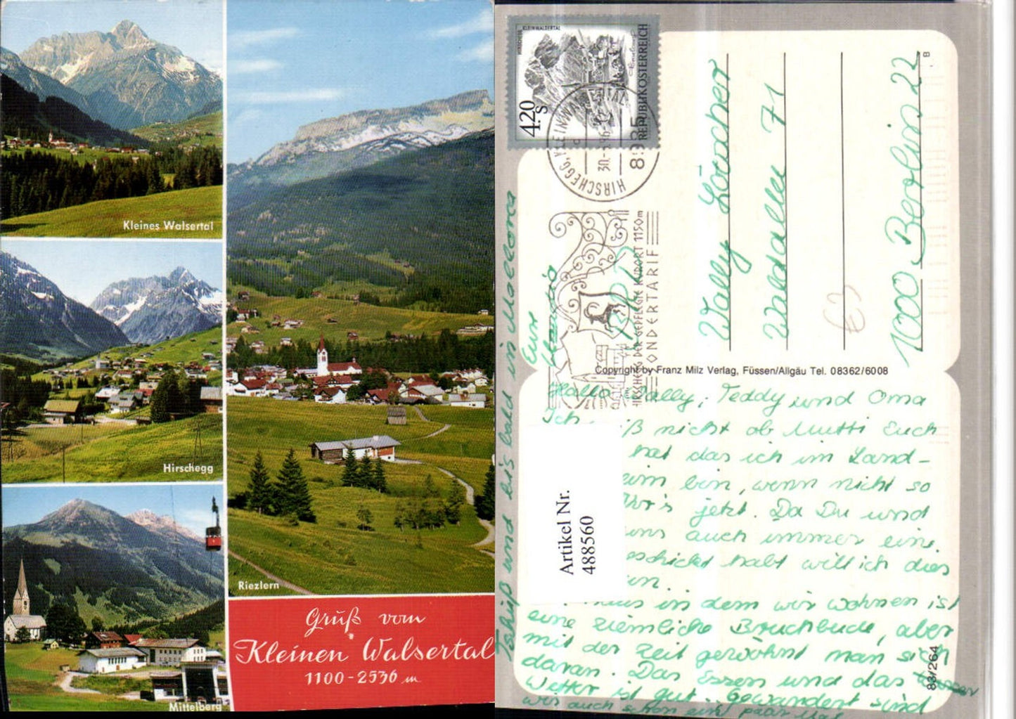 Alte Ansichtskarte – Old Postcard
