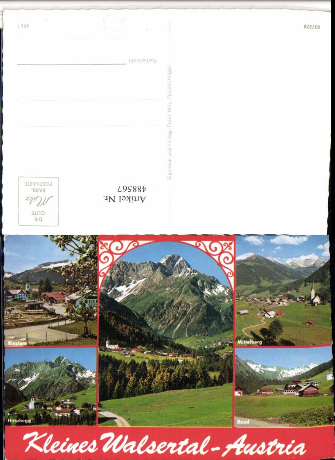 Alte Ansichtskarte – Old Postcard