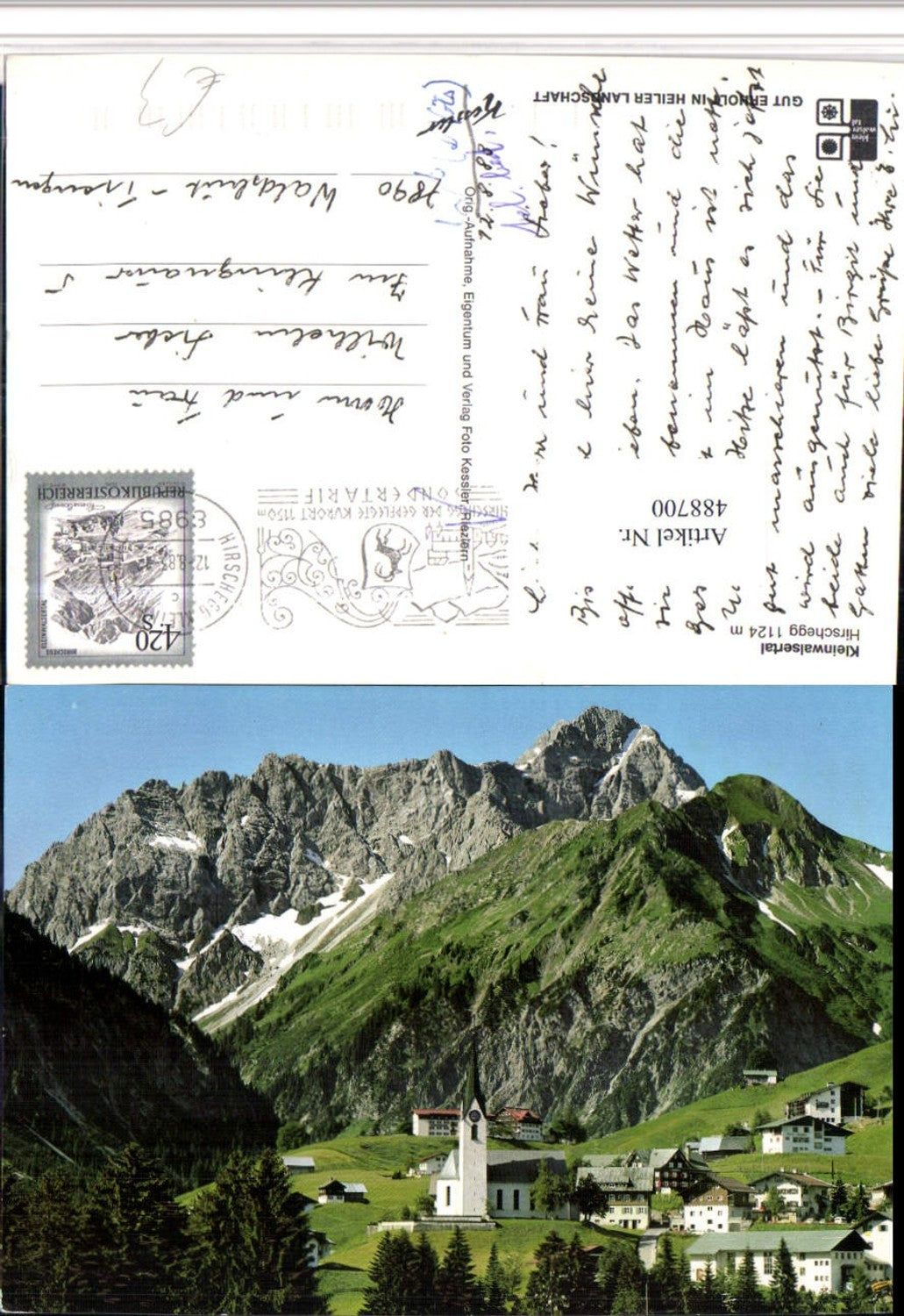 Alte Ansichtskarte – Old Postcard
