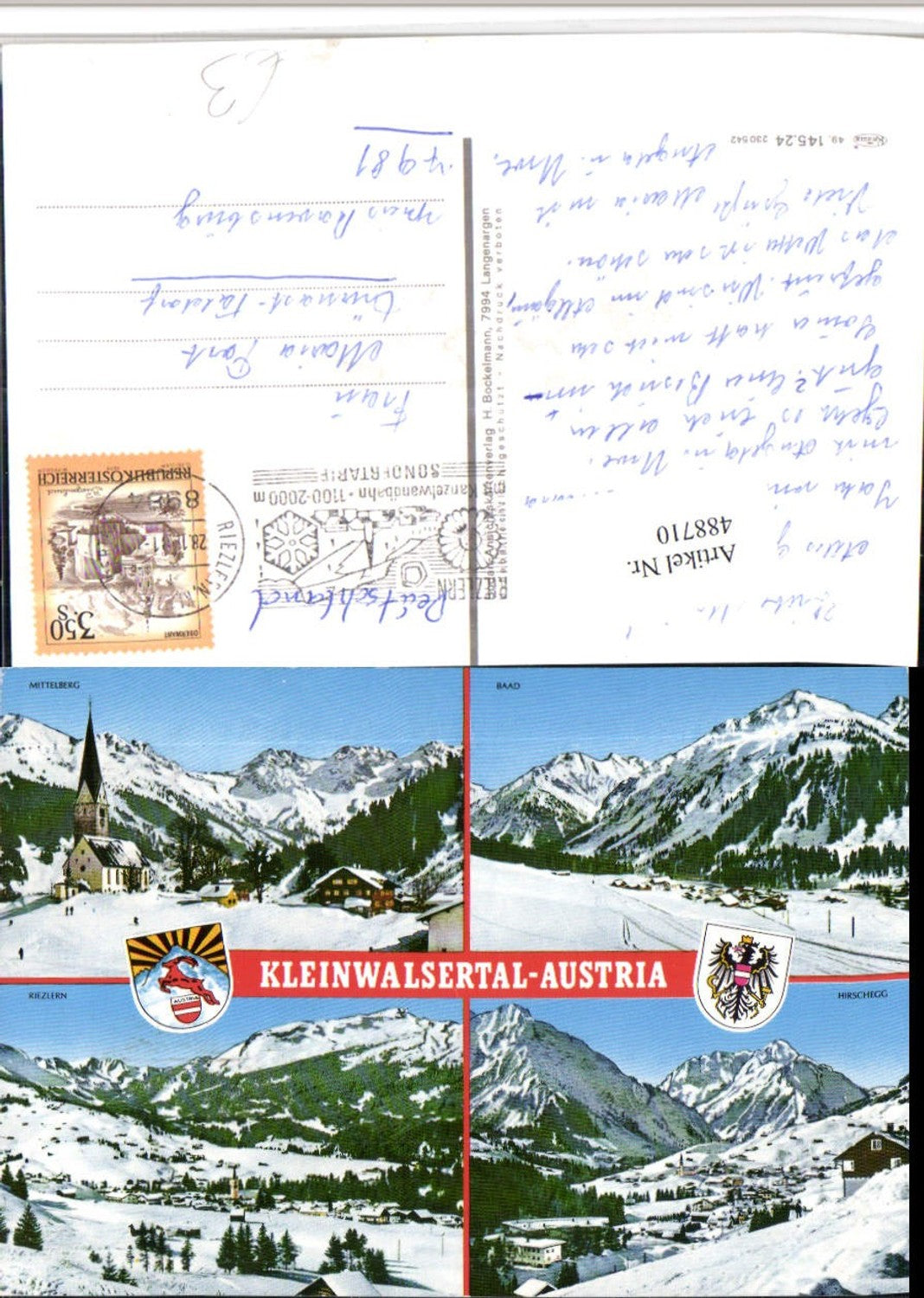 Alte Ansichtskarte – Old Postcard